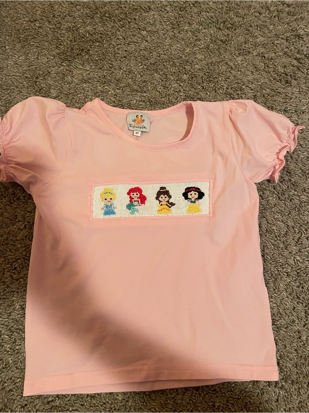 Disney Princess Pink Short Sleeve Tee